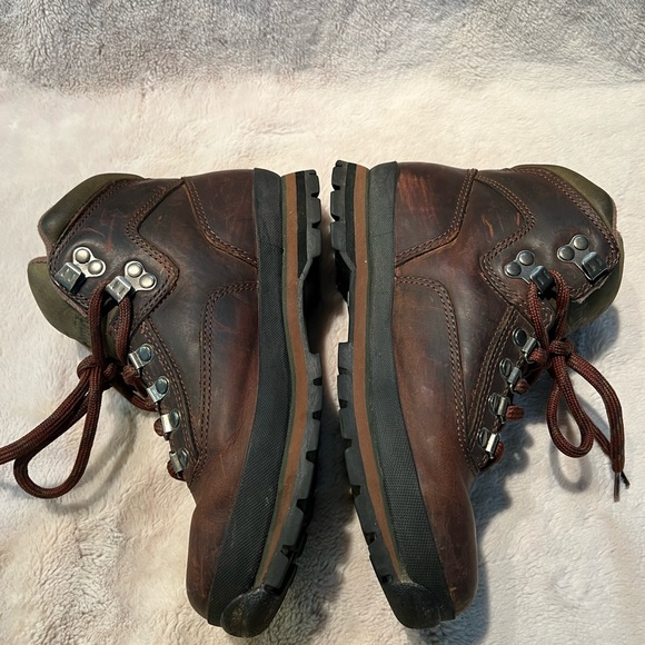 Timberland Womens Euro Hiker BOOTS Style 95310 Brown Leather US Size 8.5 - Picture 7 of 7